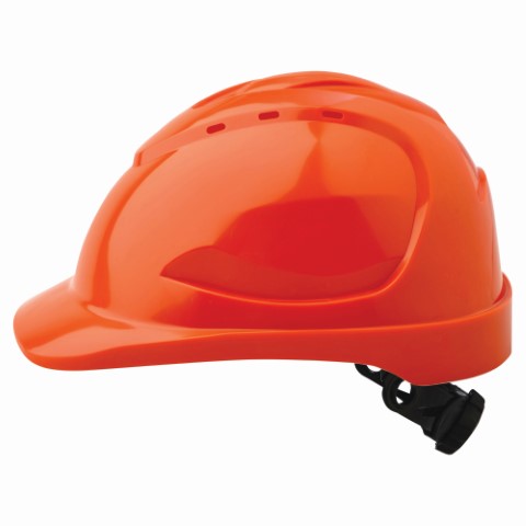 PRO HARD HAT UNVENTED RATCHET HARNESS - V9 ORANGE